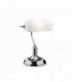 LAWYER Chrome table lamp 1 bulb