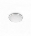 Chrome ceiling light RING 2 bulbs