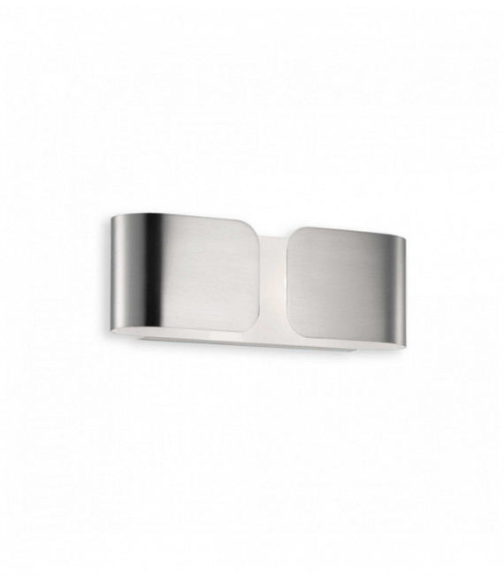 CLIP chrome wall light 2 bulbs Width 25 Cm