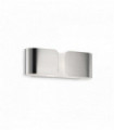CLIP chrome wall light 2 bulbs Width 25 Cm