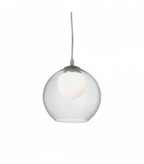 Suspension Transparente NEMO CLEAR 1 ampoule en métal