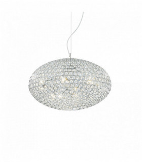 ORION crystal chrome pendant lamp 6 bulbs