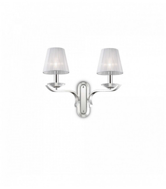Applique PEGASO bianco 2 lampadine