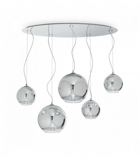 Ciondolo cromato DISCOVERY CROMO 5 lampadine