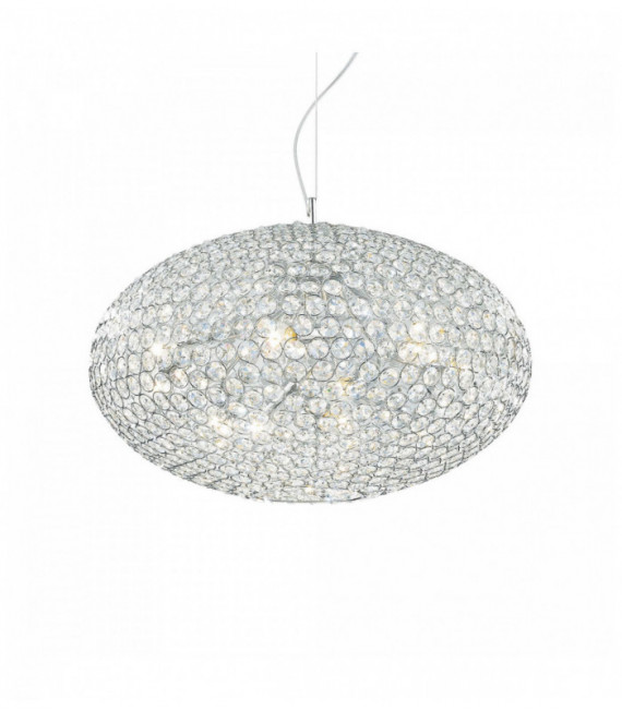 ORION chrome crystal pendant light 12 bulbs