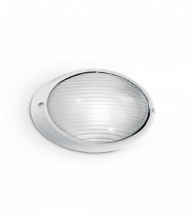 Aplique de metal blanco MIKE 1 luz