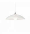 White LANA pendant lamp 1 bulb Height 38 Cm