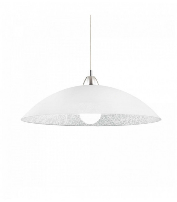White LANA pendant lamp 1 bulb Diameter 26 Cm
