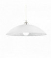 Suspension Blanche LANA 1 ampoule Diamètre 26 Cm