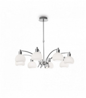 TOKYO Chrome Colgante 8 bombillas