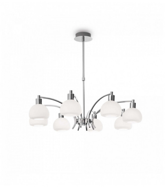 TOKYO Chrome Pendant 8 bulbs
