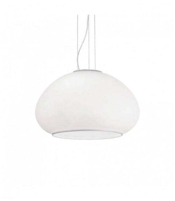 White pendant light MAMA 1 bulb