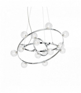 ORBITAL Chrome Pendant 14 bulbs