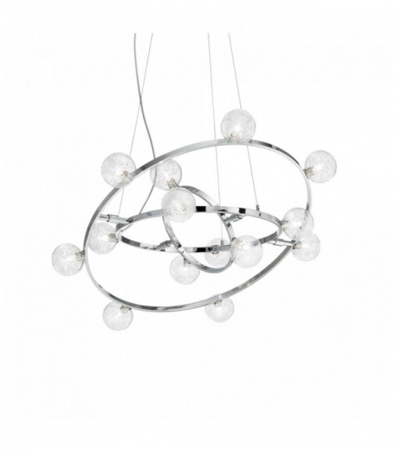 ORBITAL Chrome Pendant 14 Glühbirnen