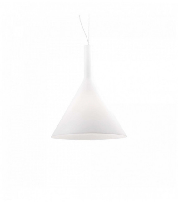 Suspension Blanche COCKTAIL 1 ampoule Diamètre 20 Cm