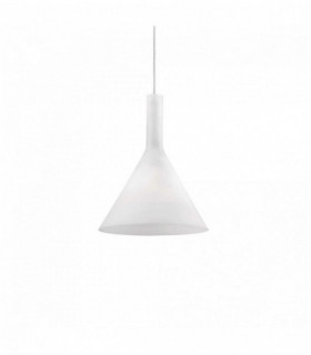 COCKTAIL white pendant lamp 1 bulb Diameter 9 Cm