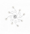 Ceiling light Chrome PON PON 8 bulbs