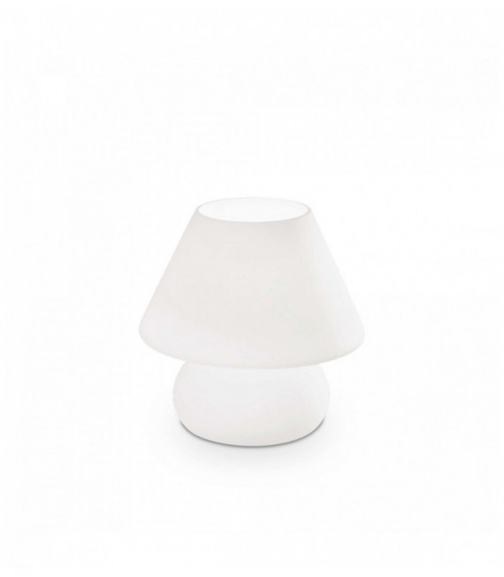 White PRATO table lamp 1 bulb Height 4 Cm