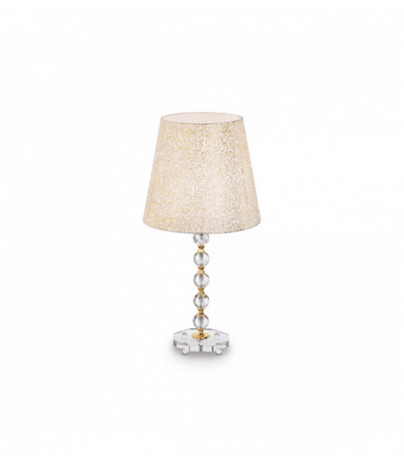 Lámpara de mesa Golden QUEEN 1 bombilla de metal