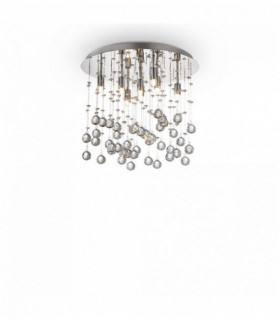 Plafón cromado MOONLIGHT 8 luces