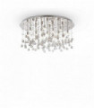 Plafonnier Chrome en cristal MOONLIGHT 15 ampoules