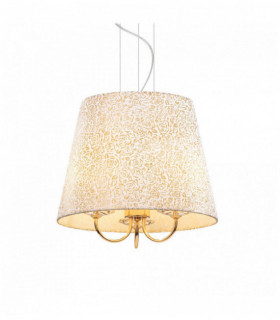 REGINA Pendente in oro 3 lampadine