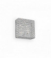 Plafonnier Chrome en cristal ADMIRAL 4 ampoules