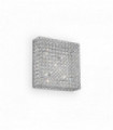 ADMIRAL Chrome crystal ceiling light 6 bulbs