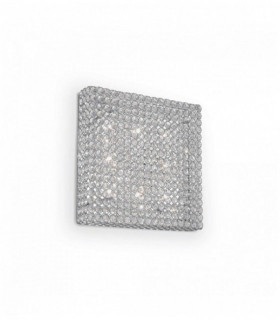 ADMIRAL Chrome crystal ceiling light 8 bulbs