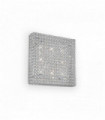 Plafonnier Chrome en cristal ADMIRAL 8 ampoules