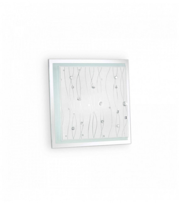 Plafonnier Transparent OCEAN 2 ampoules
