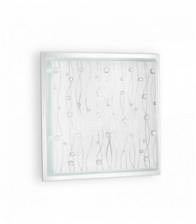 Plafoniera trasparente OCEAN 3 lampadine
