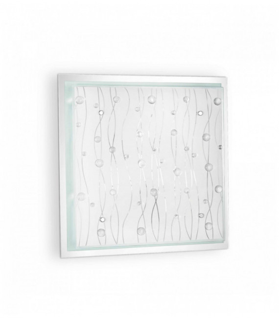 Transparent ceiling light OCEAN 3 bulbs
