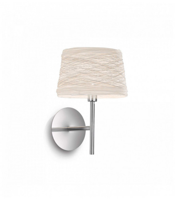 White BASKET 1-light wall light