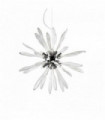 White suspension CORALLO 8 bulbs