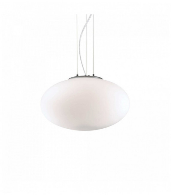 Suspensión blanca CANDY 1 bombilla Diámetro 25 Cm