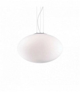 Lampadario CANDY bianco 1 lampadina Larghezza 30 Cm