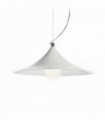 White MANDARIN pendant light 1 bulb