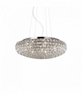 KING crystal chrome pendant 7 lights
