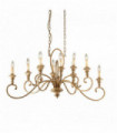 Suspension Rouille CORTINA 10 ampoules