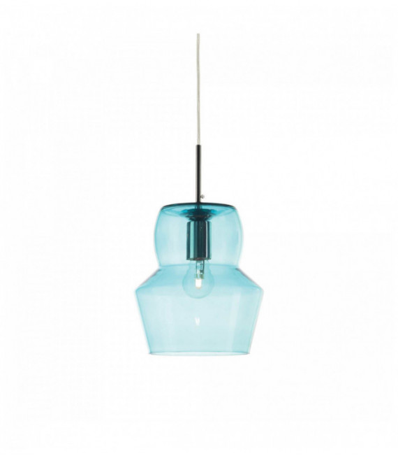 ZENO Blu Sospensione 1 Lampadina Diametro 22 Cm