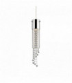 Suspension Chromée en cristal GOCCE 1 ampoule