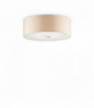 WOODY wood ceiling light 4 bulbs