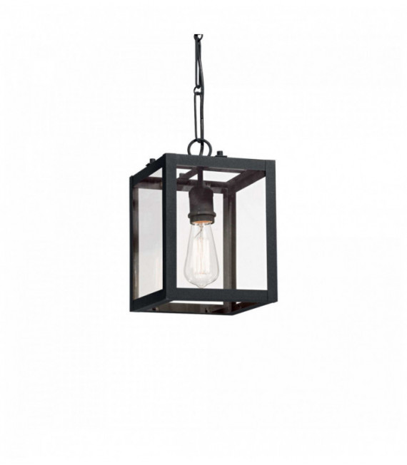 Black pendant light IGOR 1 bulb