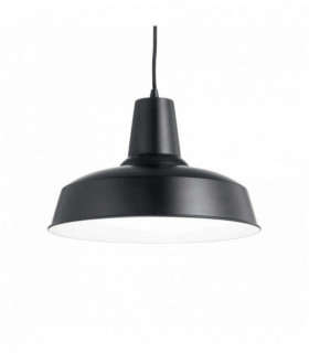 Schwarze MOBY Pendelleuchte 1 Glühbirne