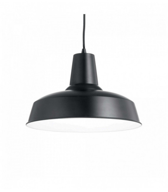 Schwarze MOBY Pendelleuchte 1 Glühbirne
