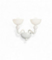Applique murale Blanche BON BON 2 ampoules