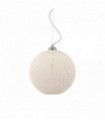 White BASKET pendant light 1 bulb Depth 9 Cm