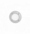 White recessed spot LETI 1 bulb in resin