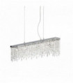 Suspension Transparente en cristal GIADA CLEAR 5 ampoules